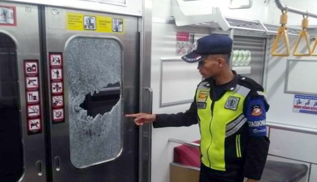 Penumpang Diresahkan Aksi Pelemparan Kereta Api Kisaran-Medan, Sumut