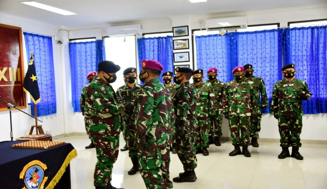 Walikota Pimpin Acara Sertijab Danlanal Kota Tanjung Balai Sumut