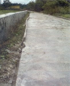 Diduga Pembangunan Rabat Beton di Desa Nagori Dolok Tomuan Simalungun Tidak Sesuai Bestek