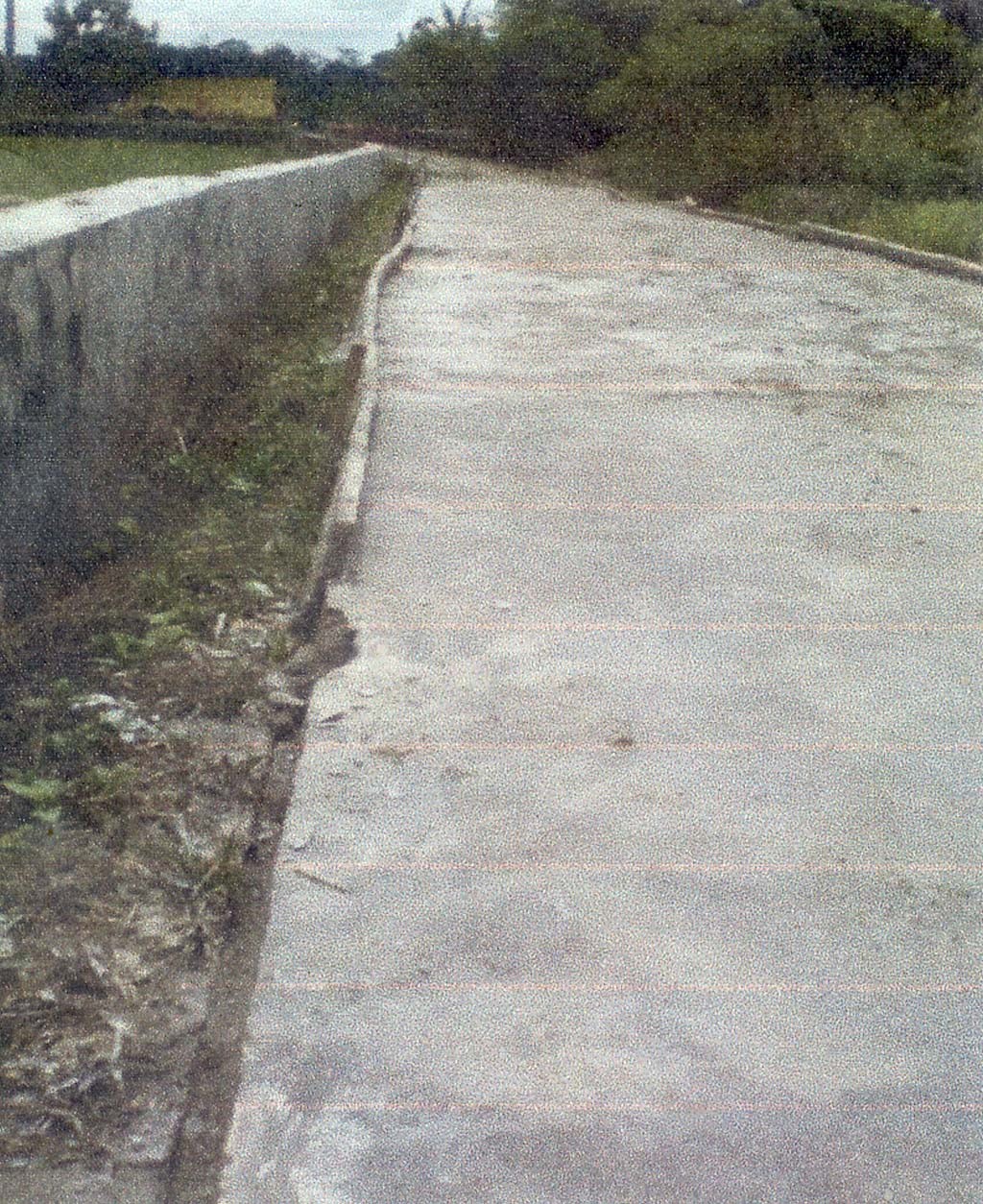 Diduga Pembangunan Rabat Beton di Desa Nagori Dolok Tomuan Simalungun Tidak Sesuai Bestek