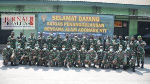 Wakasad Sambut Kedatangan Satgas Bencana Banjir Bandang Adonara