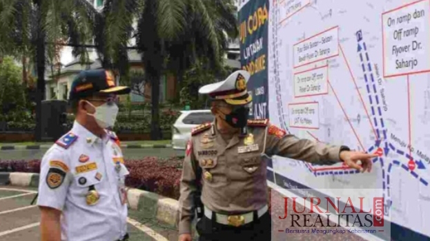 Ada Pengalihan Arus Lalu Lintas Saat Uji Coba Road Bike JLNT Kampung Melayu – Tanah Abang