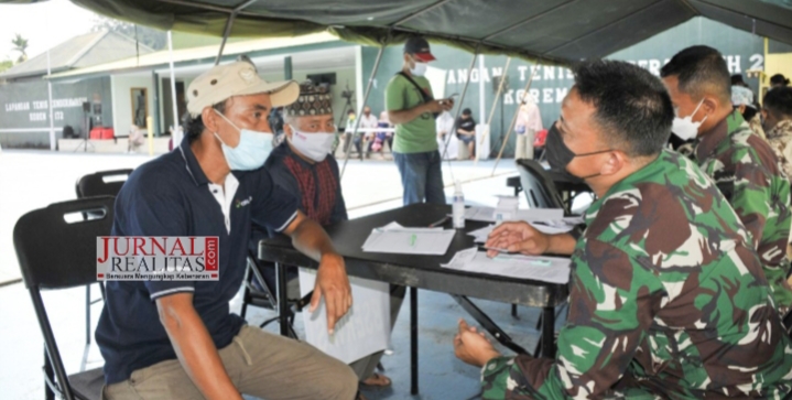 Sinergitas TNI – Polri Bersama Instansi Terkait Gelar Serbuan Vaksinasi