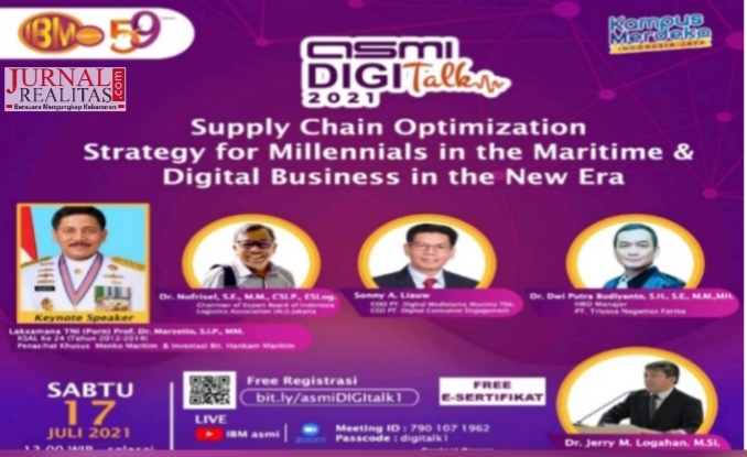 Dies Natalis ke-59 IBM ASMI Angkat Webinar Bertemakan Optimalisasi Peluang Bisnis bagi Generasi Tangguh di Era Baru