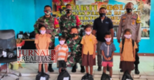 Satgas Pamtas Yonif 742/SWY Gelar Baksos dan Penyuluhan Covid-19