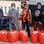 Peduli Covid-19, Pemuda Pancasila Jakarta Selatan Bagi Nasi Kotak Kepada Masyarakat
