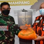 Kasdam Jaya Hadiri Acara Pemberian Simbolis Paket Sembako Bersama Pemuda Pancasila
