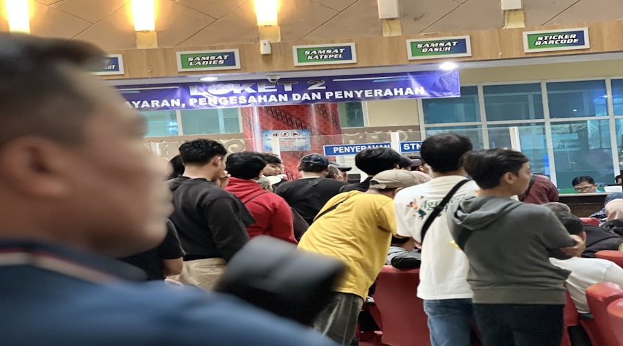 Ada Program Pemutihan Pajak, Dispenda Bogor Dipadati Pengunjung