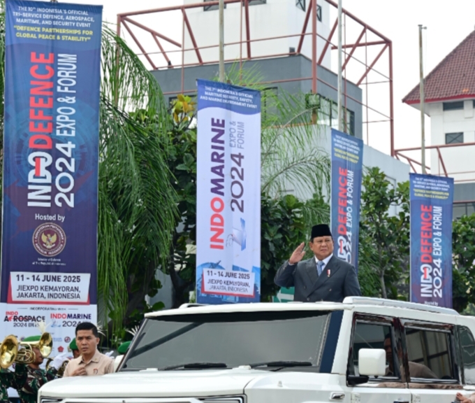INDO DEFENCE 2025 Expo & Forum Dibuka, Presiden: Pertahanan Negara Harus Kuat Untuk Jaga Martabat