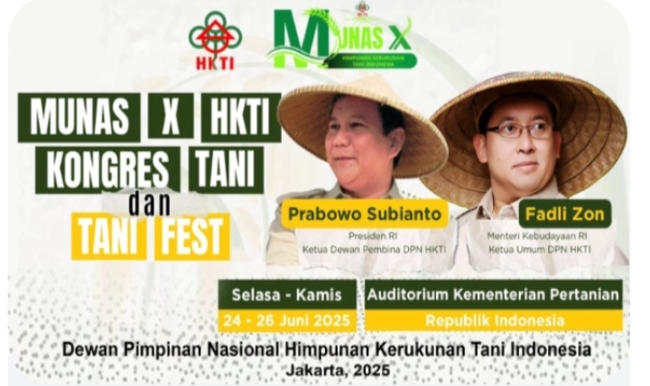 Munas HKTI X Digelar, Dimeriahkan Kongres Tani dan Tani Fest
