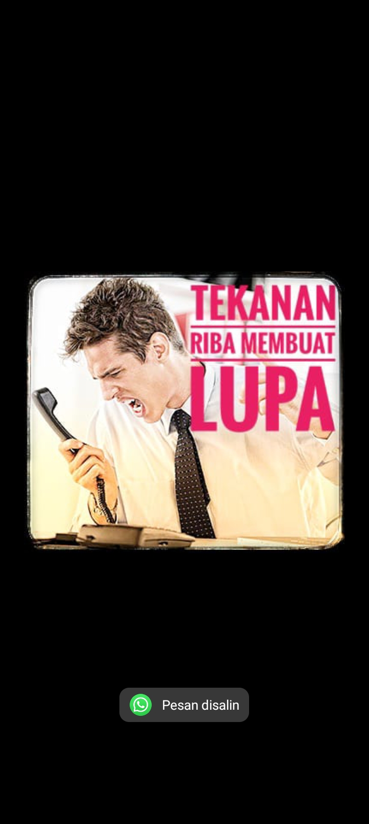 Riba Membuatmu Lupa