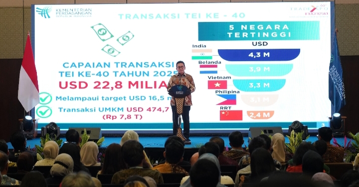 Tutup TEI ke-40 Dengan Resmi, Mendag Busan: Transaksi Lewati Target, Capai USD 22,80 Miliar