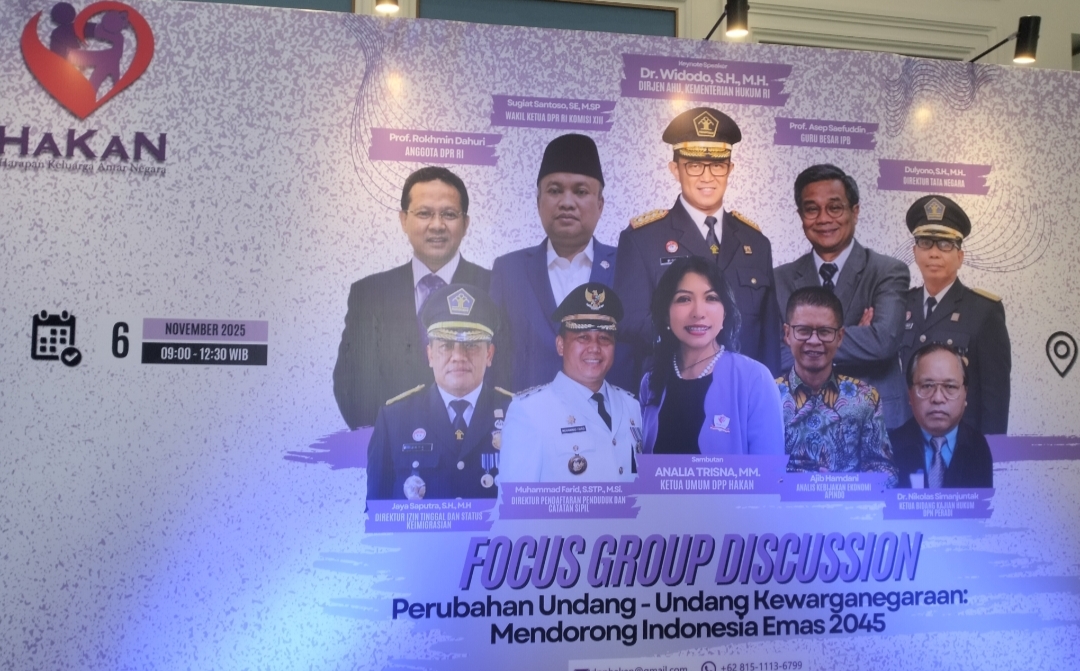 Demi Wujudkan Indonesia Emas 2045, HAKAN Dorong Revisi UU Kewarganegaraan