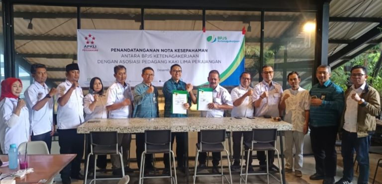 Untuk Gapai Target Presiden Prabowo 63 Juta Peserta 2026, BPJS Ketenagakerjaan Gandeng APKLI Perjuangan